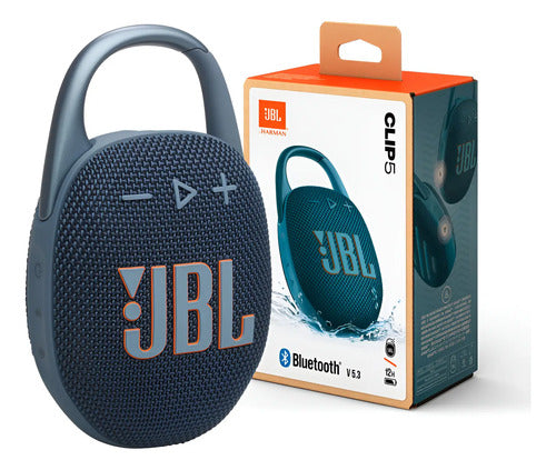 Parlante Jbl Clip 5 Bluetooth Ultracompacto Azul