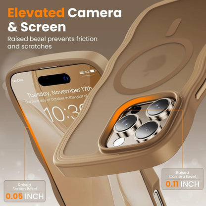 Funda Para iPhone 16 Pro Con Correa Marrón Lisa