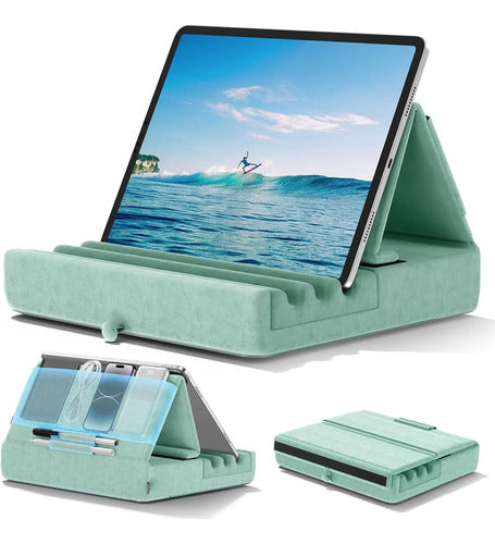 Soporte Plegable Para Tablet O Kindle Verde