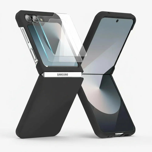 Funda Para Samsung Galaxy Z Flip 7 Fe Y Z Flip 6. Negro