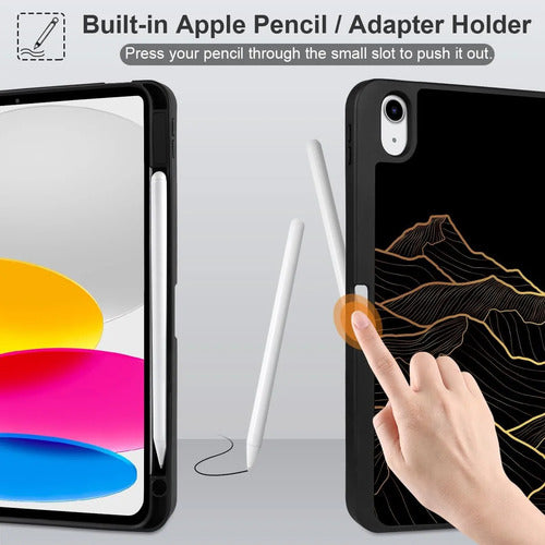 Funda Dongke Para iPad Generación 10-11 Dorado