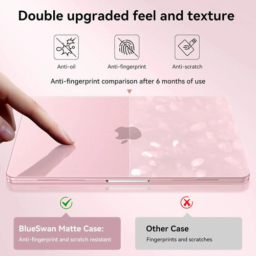 Funda Blueswan Para Macbook Air 13 Pulgadas Rosa
