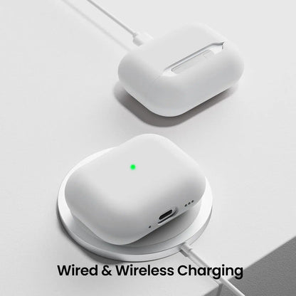 Funda Ornarto De Silicona Híbrida Para AirPods Pro 3 - Negra