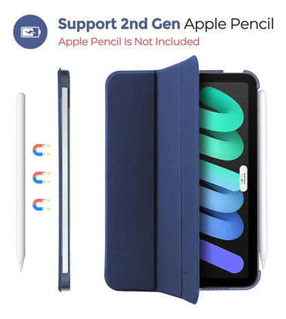 Fund Para iPad Mini 7 A17 Pro 2024/mini Azul Marino