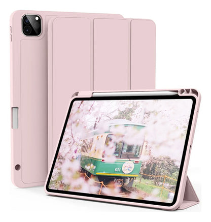 Funda Para iPad Pro 11'' Con Soporte Para Lápiz Rosa