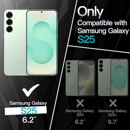 Funda Slim Para Samsung Galaxy S25 Verde Claro Liso