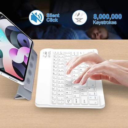 Teclado Bluetooth Noox Para iPad Y Tablets Blanco