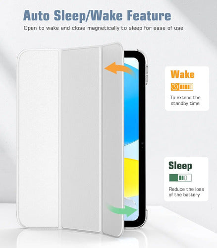 Funda Timovo Para iPad A16 11th Gen 2025 Blanco