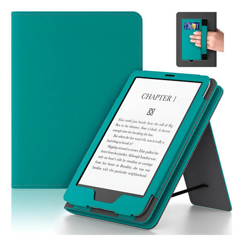 Funda Lainergie Para Kindle 6'' 11ª Gen, Cuero Pu, Soport...