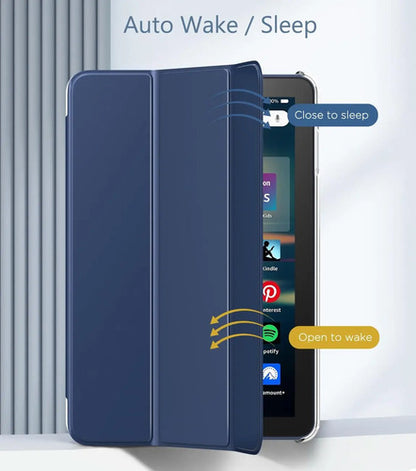 Funda Para Kindle Fire Hd 8 & 8 Plus 12/10th Gen Azul Oscuro
