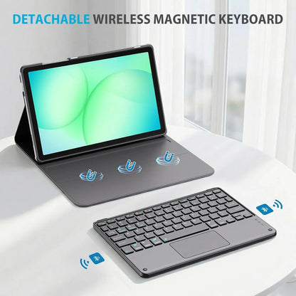 Funda Con Teclado Inalámbrico Para Galaxy Tab A11 & A9 Negro