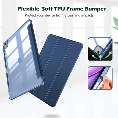 Funda Para iPad Air Con Soporte Para Lápiz Azul Marino