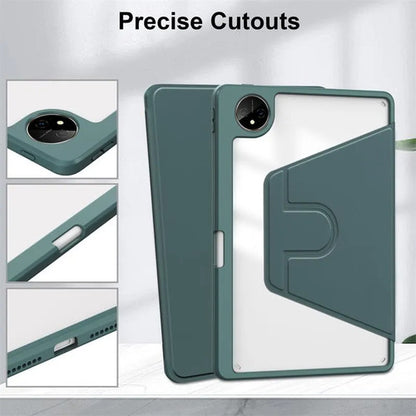 Funda Giratoria Para Huawei Matepad Pro Verde Oscuro