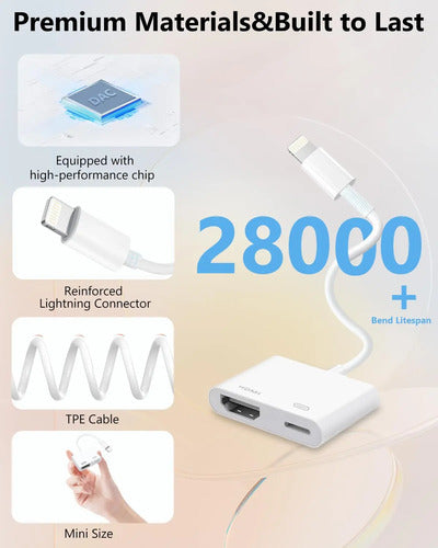 Adaptador Lightning A Hdmi Para iPhone