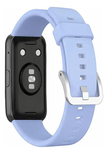 Correa Inf Compatible Con Huawei Watch Fit Silicona Azul Lavanda