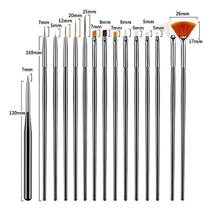 Set De 31 Herramientas Para Diseño De Uñas Artdone