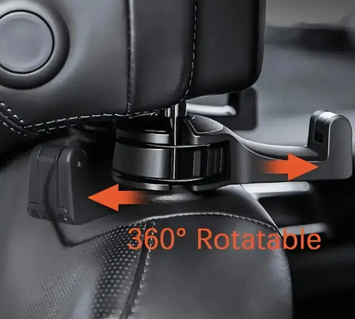 Soporte De Celular Para Auto Universal Y Ajustable Negro