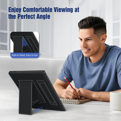 Funda Universal Para Tablet 10.1 Con Soporte Y Correa Negro