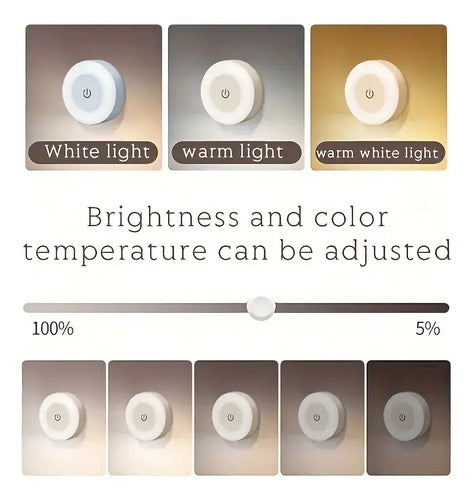 Luz Led Tactil Con Iman