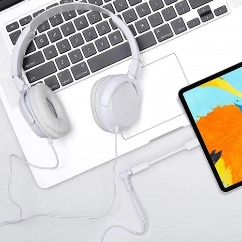 Adaptadores Certificados De Lightning A Auriculares Color