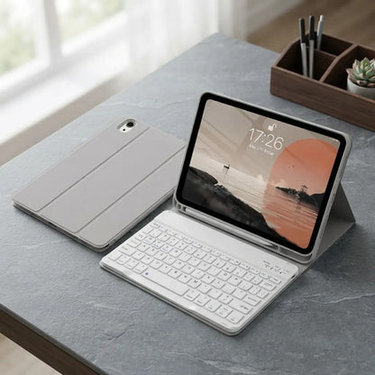Funda Con Teclado Para iPad (a16) 11th/10th Gen (11/10.9) Gris