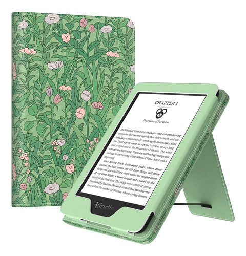 Funda Moko Para Kindle Con Auto Wake/sleep Verde Oscuro