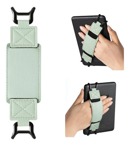 Correa De Mano Para Kindle Y Tablets Verde Claro