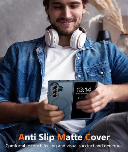Funda Para Samsung Galaxy Z Fold 7 Azul Lisa