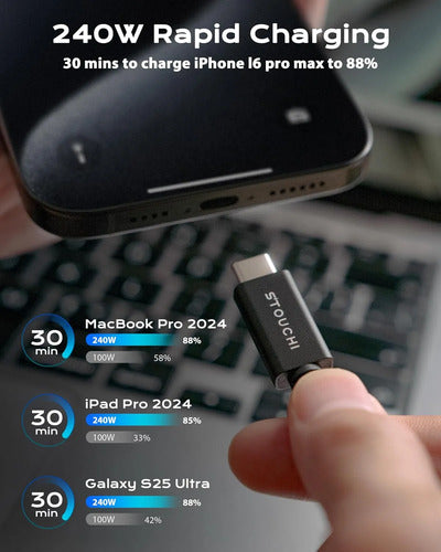 Cable Thunderbolt - 1 Metro Negro