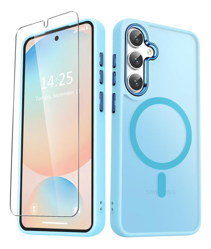 Funda Magnética Mate Para Samsung Galaxy S25 Fe