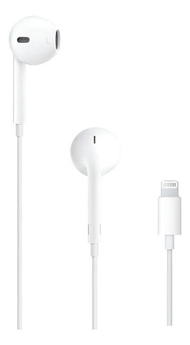 Apple Earpods Con Conector Lightning Originial. Blanco