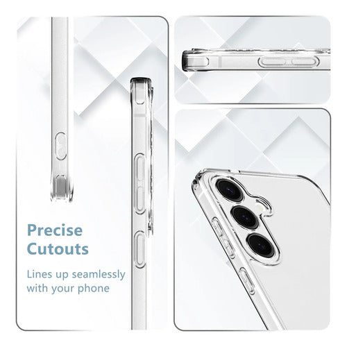 Funda Para Galaxy S25 Fe + 2 Protectores De Pantalla Transparente