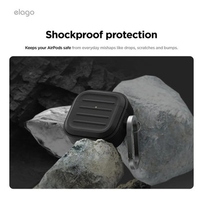 Funda Elago Armor Para AirPods 4 Negro