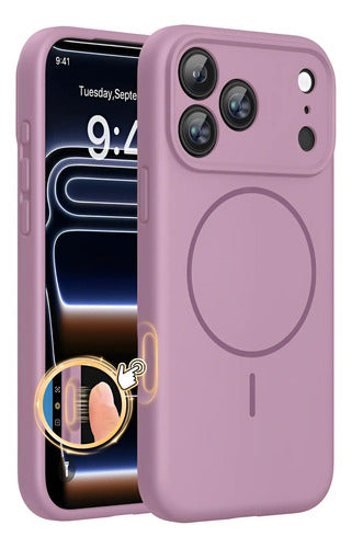 Funda Magnética Miracase Para iPhone 17 Pro Lila