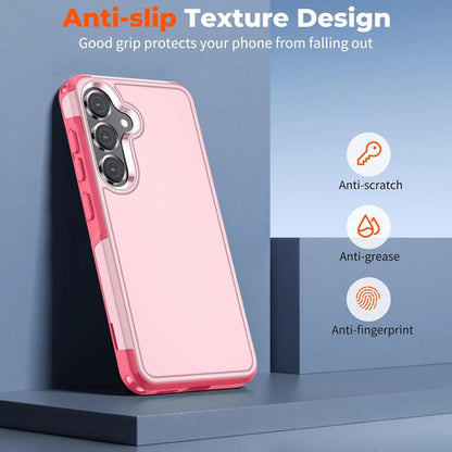 Funda Resistente Para Samsung Galaxy S25 Plus & S24 Plus Rosa