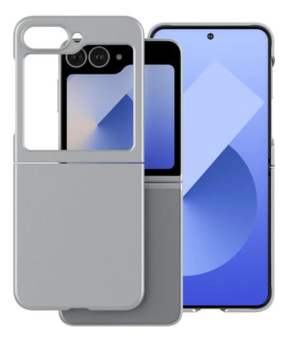 Funda Para Samsung Galaxy Z Flip 6 Y Z Flip 7 Fe Plateado