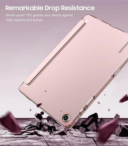 Funda Para Samsung Galaxy Tab A9+ 11 Rosa Dorado