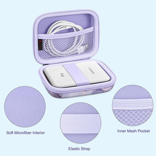 Estuche Funda Para Impresoras De Fotos Canon Ivy 2 Mini Lila
