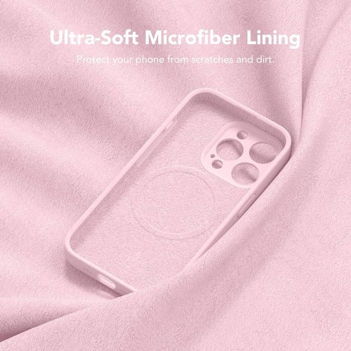 Funda Magnética Para iPhone 14 Pro Rosa
