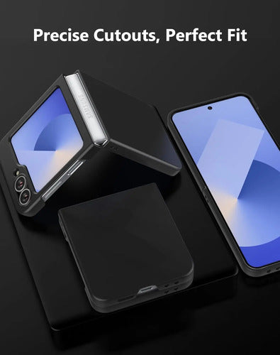 Funda Para Samsung Galaxy Z Flip 6 Y Z Flip 7 Fe Negro