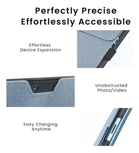 Funda Omnpak Para Microsoft Surface Pro Azul Claro