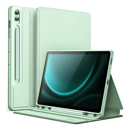 Funda Para Samsung Galaxy Tab S9 Fe+ 12.4' Con Soporte Lapiz Verde Claro