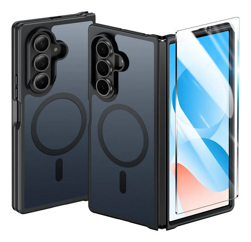 Funda Para Samsung Galaxy Z Fold 7 Negro Lisa
