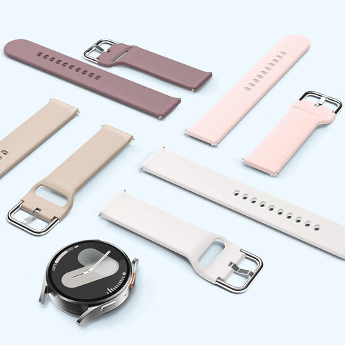 Bandas De Silicona Para Galaxy Watch Negro 2 Cm