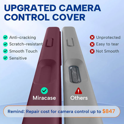 Funda Magnética Miracase Para iPhone 17 Pro Max Bordó