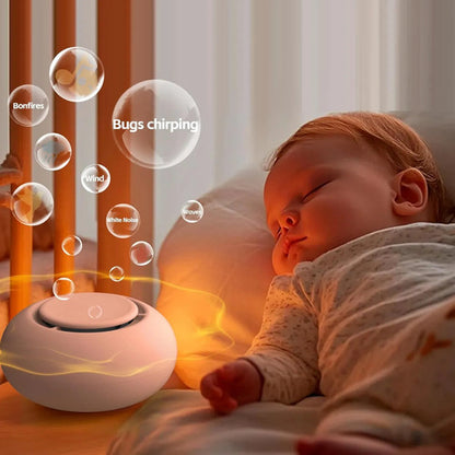 Máquina De Ruido Blanco Portátil Para Bebés Peach