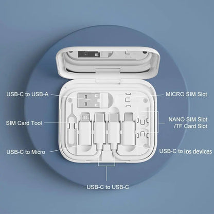 Adaptador Usb-c A Usb Con Espejo De Maquillaje Blanco