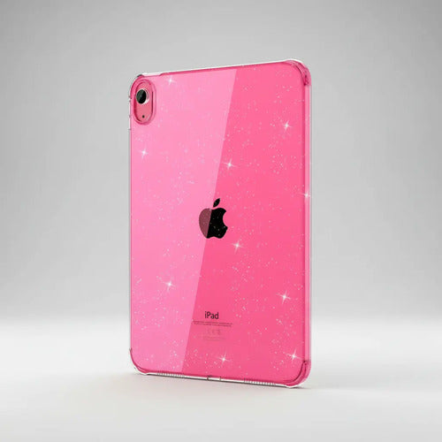 Funda Transparente Para iPad (a16) 11th Gen 2025 Rosa Chicle
