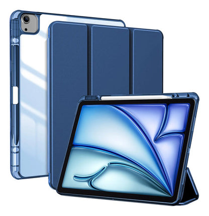 Funda Para iPad Air Con Soporte Para Lápiz Azul Marino