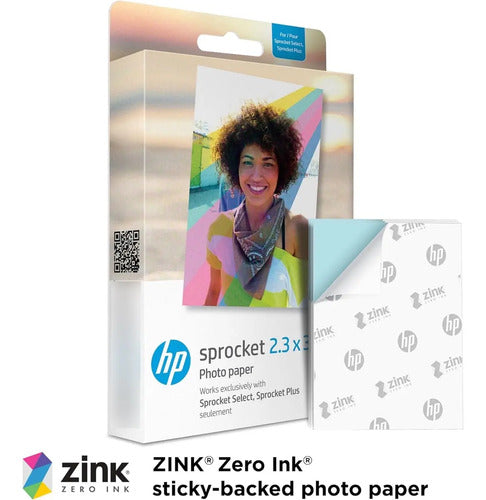 Papel Fotográfico Adhesivo Hp Sprocket Zink Blanco